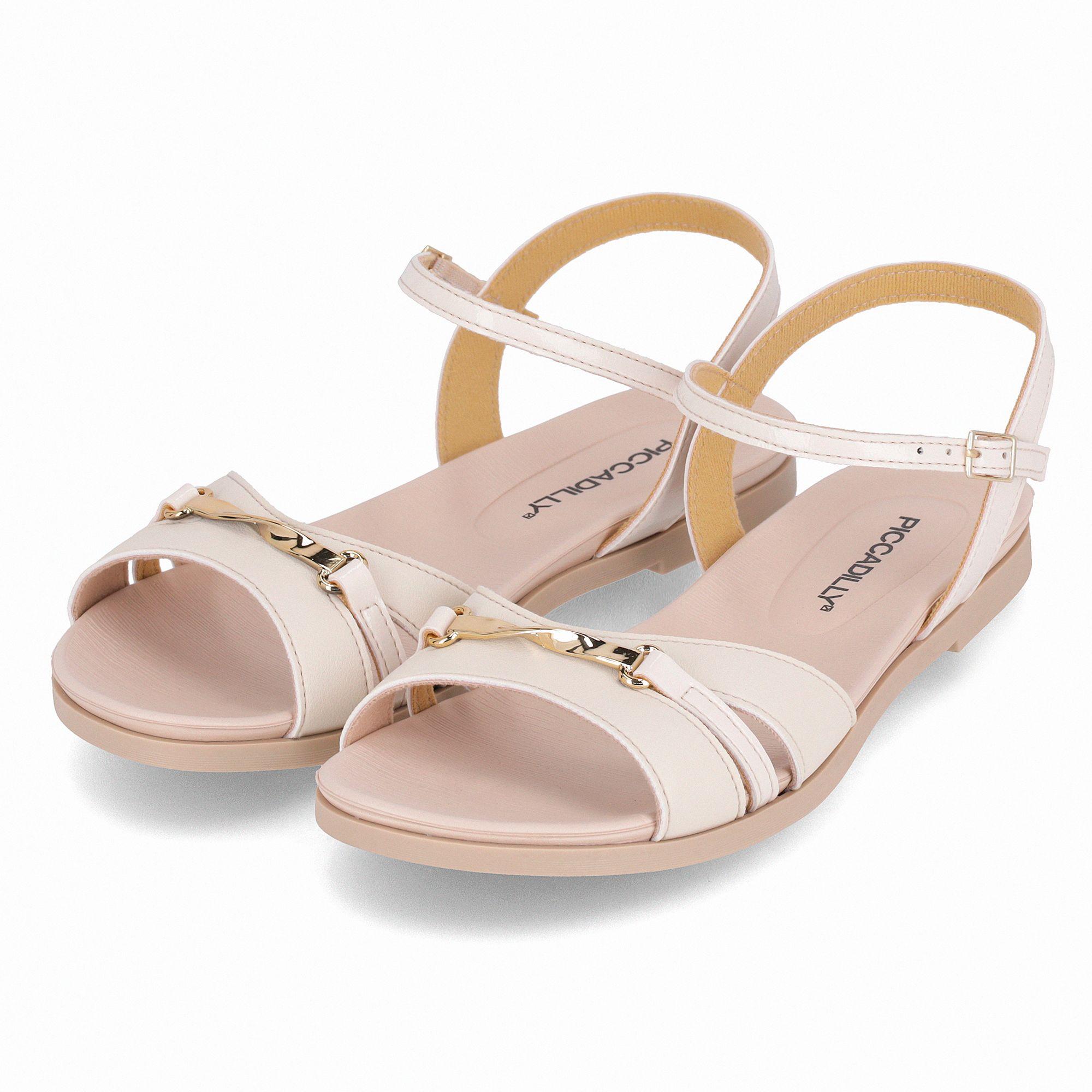 Sandalia Mujer Crema Mari 781 Piccadilly-2