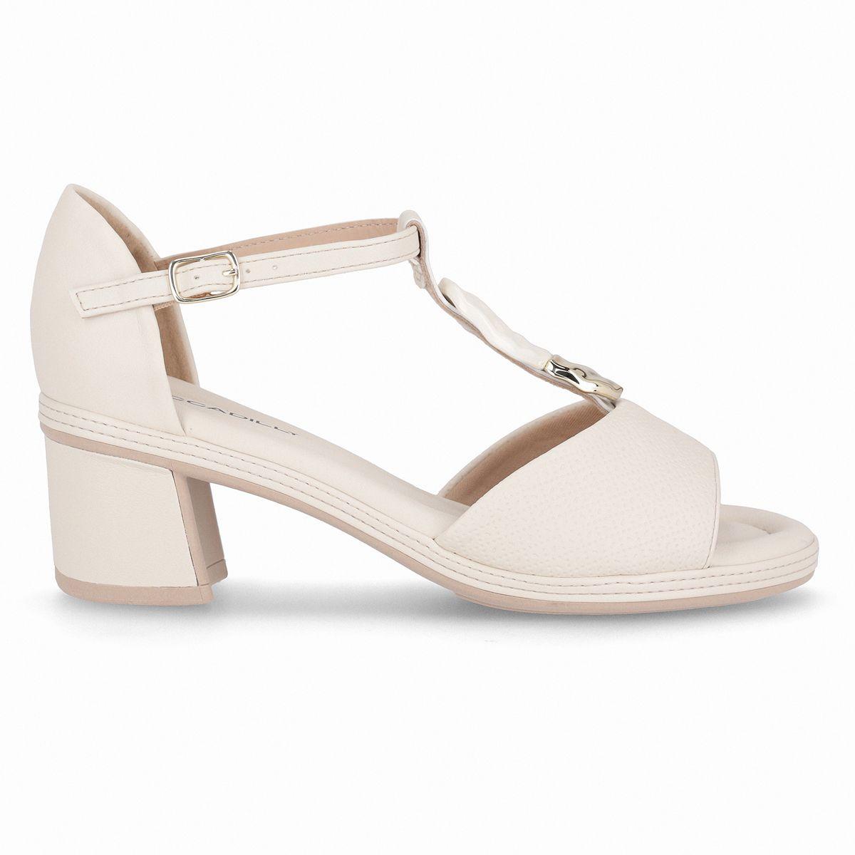Sandalia Mujer Crema/Dorado Paola 516  Piccadilly-0