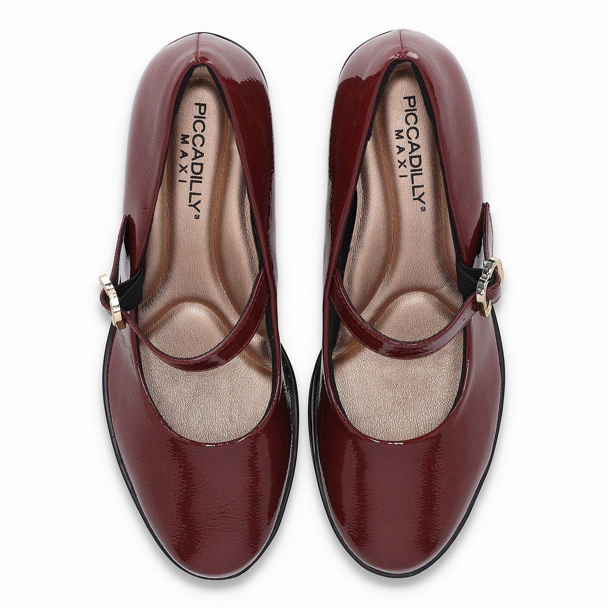 Zapato Mary Jane Mujer Burdeo/Charol Daiane Piccadilly-1