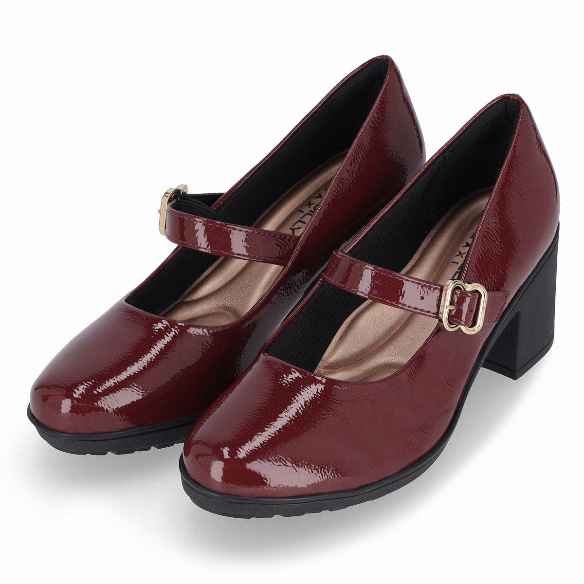 Zapato Mary Jane Mujer Burdeo/Charol Daiane Piccadilly-2