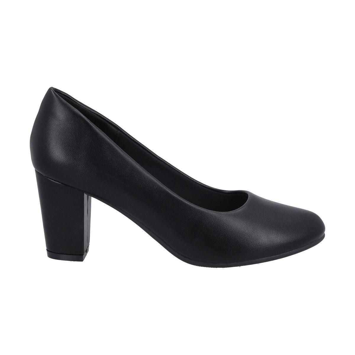 Zapato Mujer Negro Adela Police-0