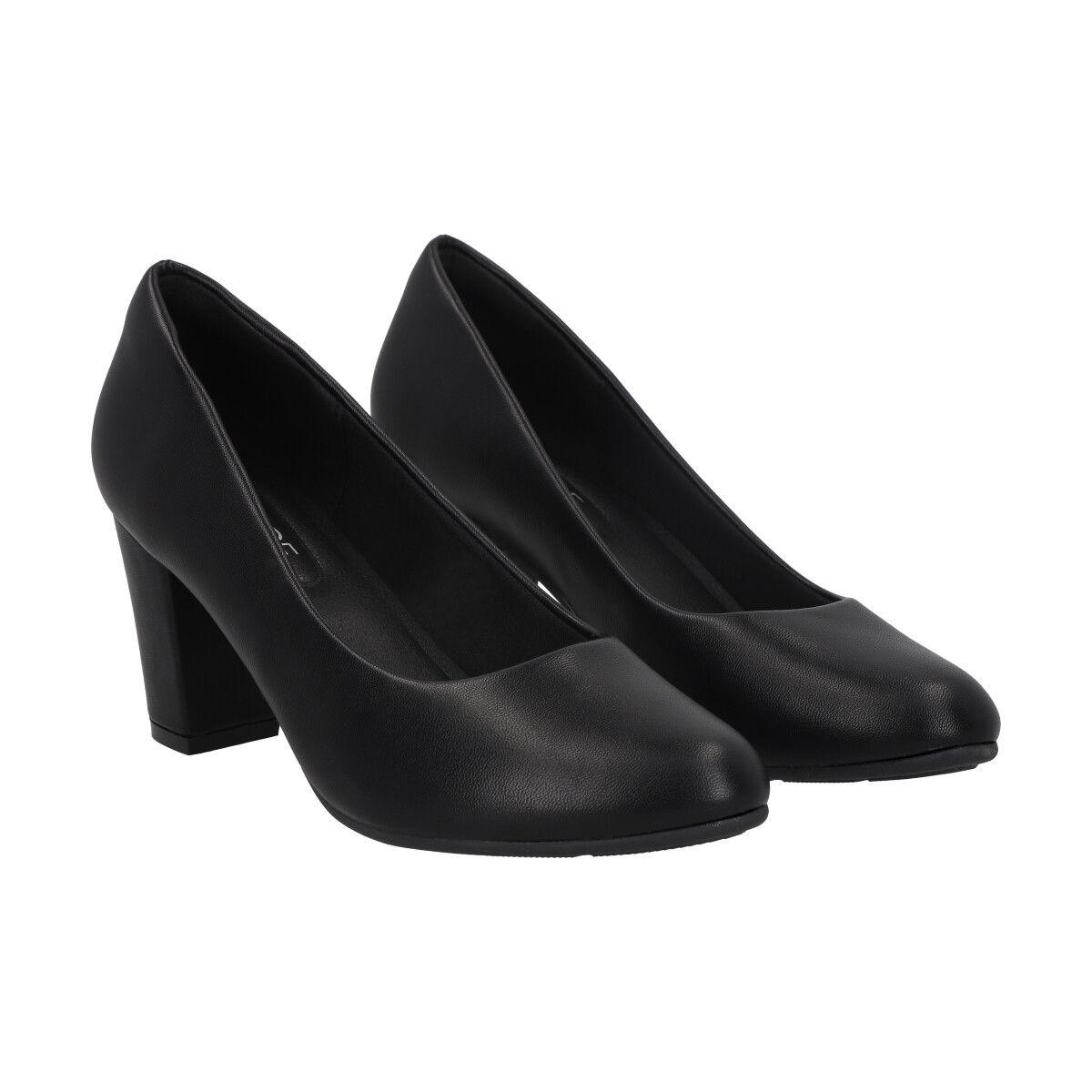 Zapato Mujer Negro Adela Police-4