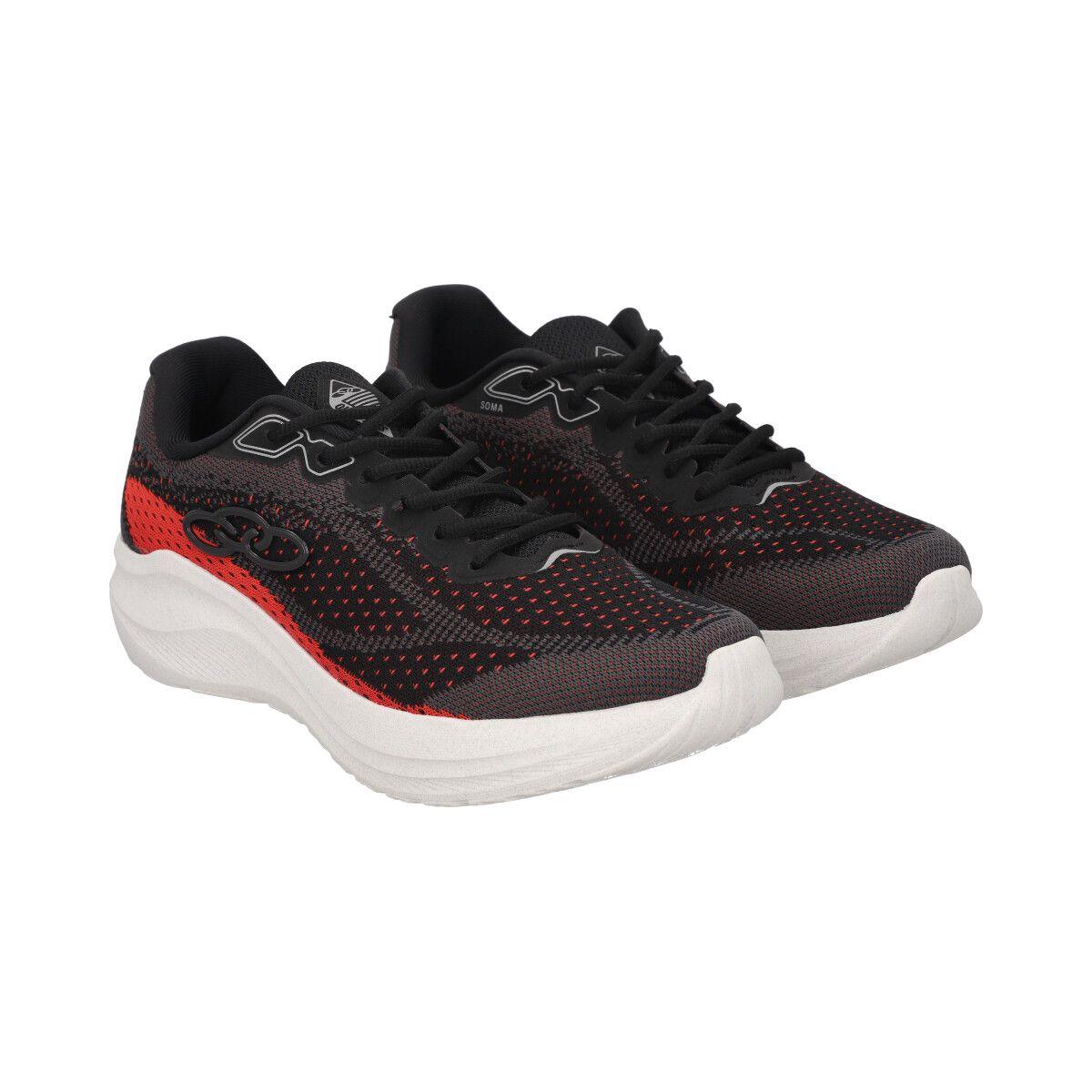 Zapatilla Hombre Soma Negro/Rojo Olympikus-1