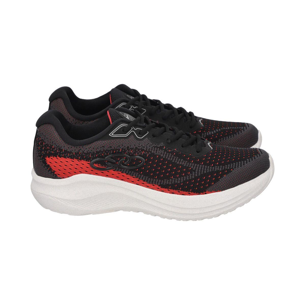 Zapatilla Hombre Soma Negro/Rojo Olympikus-3