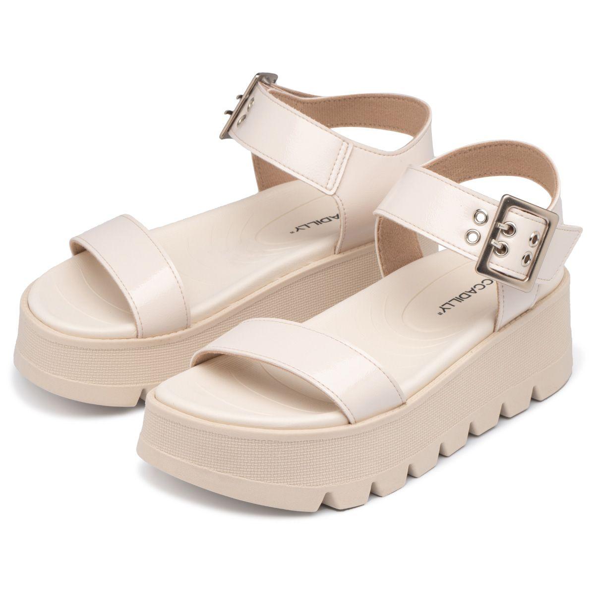Sandalia Mujer Hueso Cati 793 Piccadilly-1