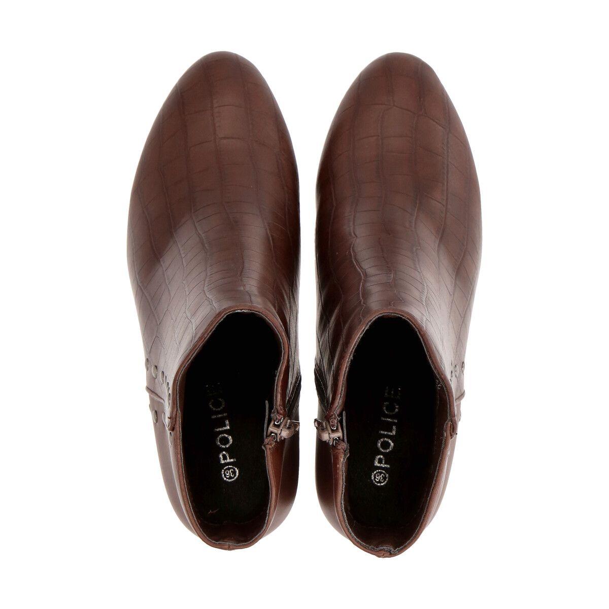Botin Crocco Marrón Police-2