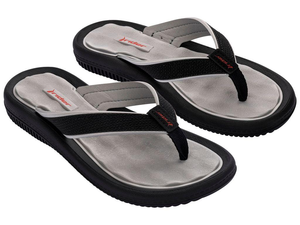 Sandalia Mujer Gris/Negro Dunas Rider-1
