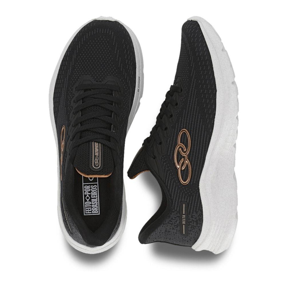 Zapatilla Mujer Delta Negra/Gris-1