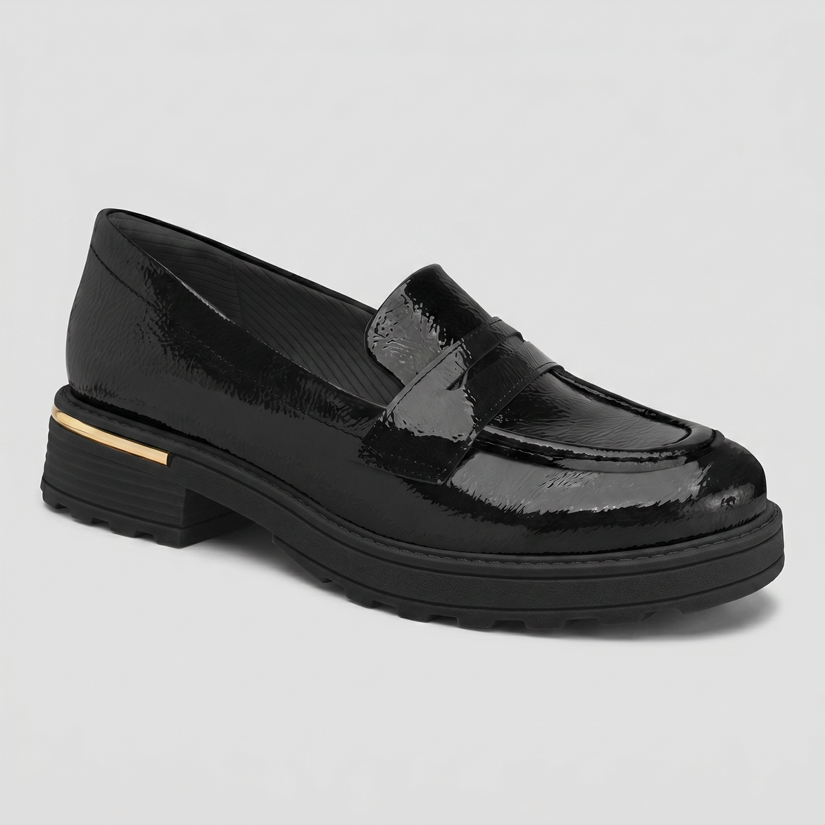 Mocasin Mujer Negro/Charol Gisa 75 Piccadilly-2