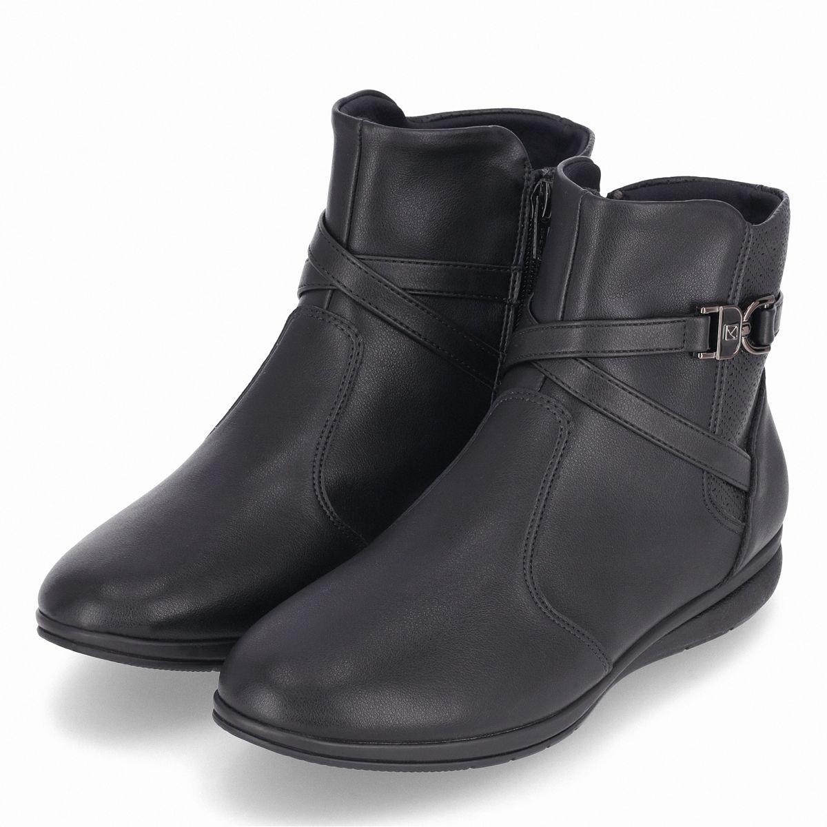 Botin Mujer Negro Sandy Piccadilly-3