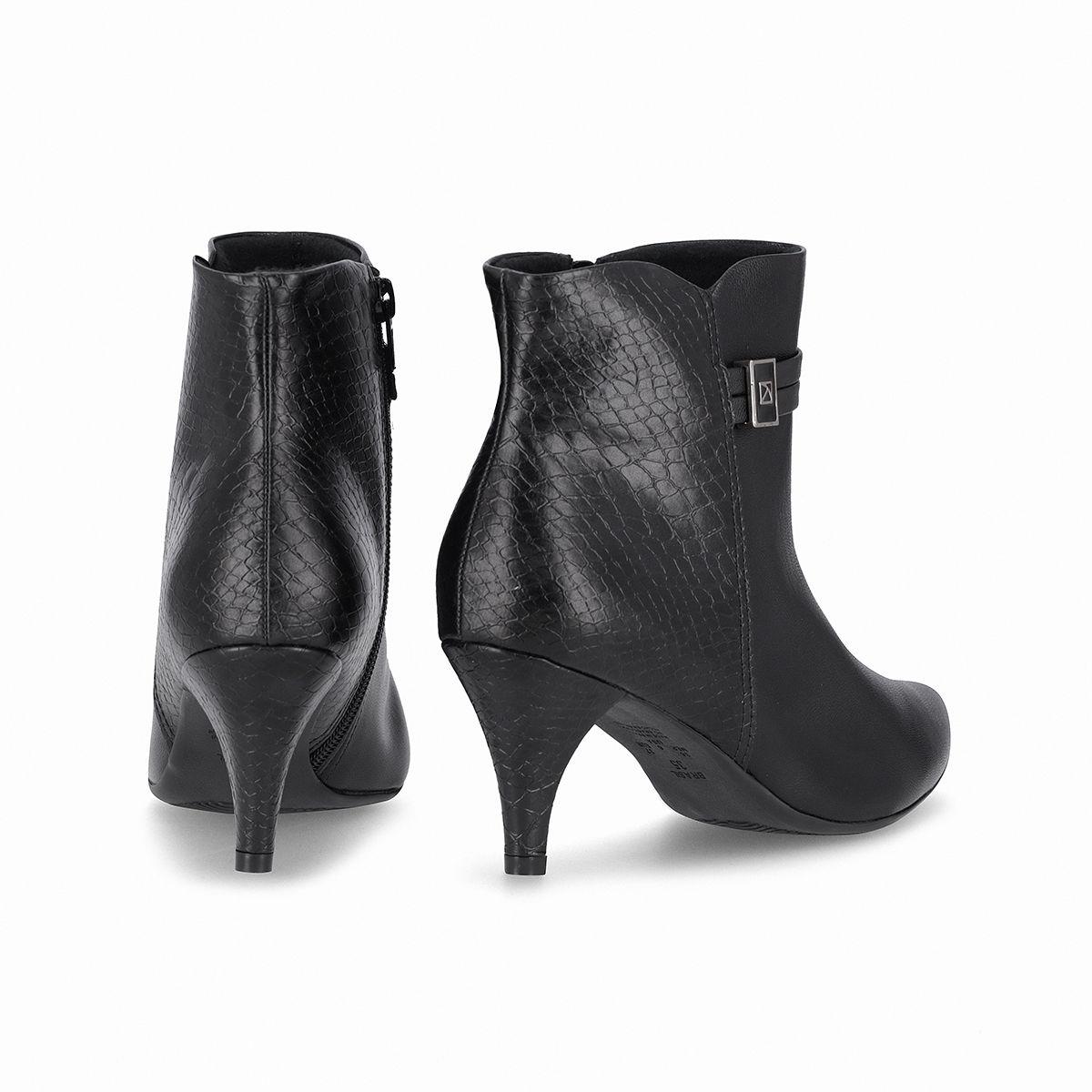 Botin Mujer Negro Luiza Piccadilly-1