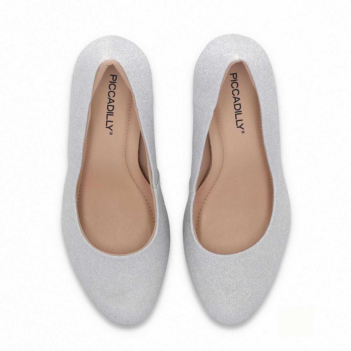 Zapato Mujer Plata/Glitter Evelin Piccadilly-1