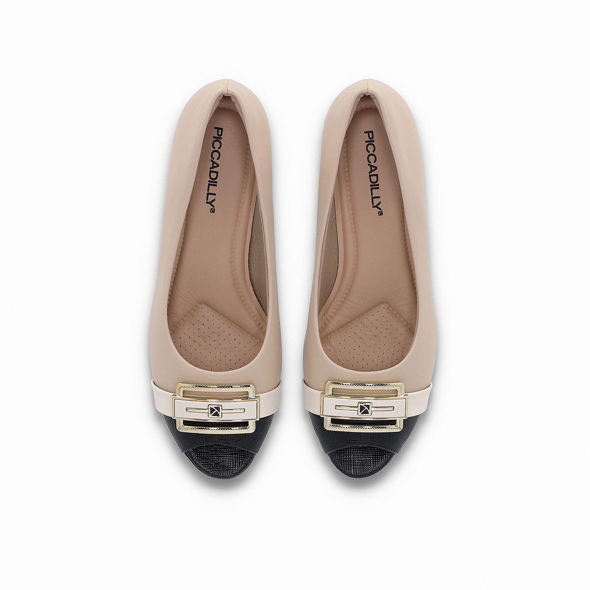 Zapato Mujer Marfil/Negro Diana Piccadilly-2