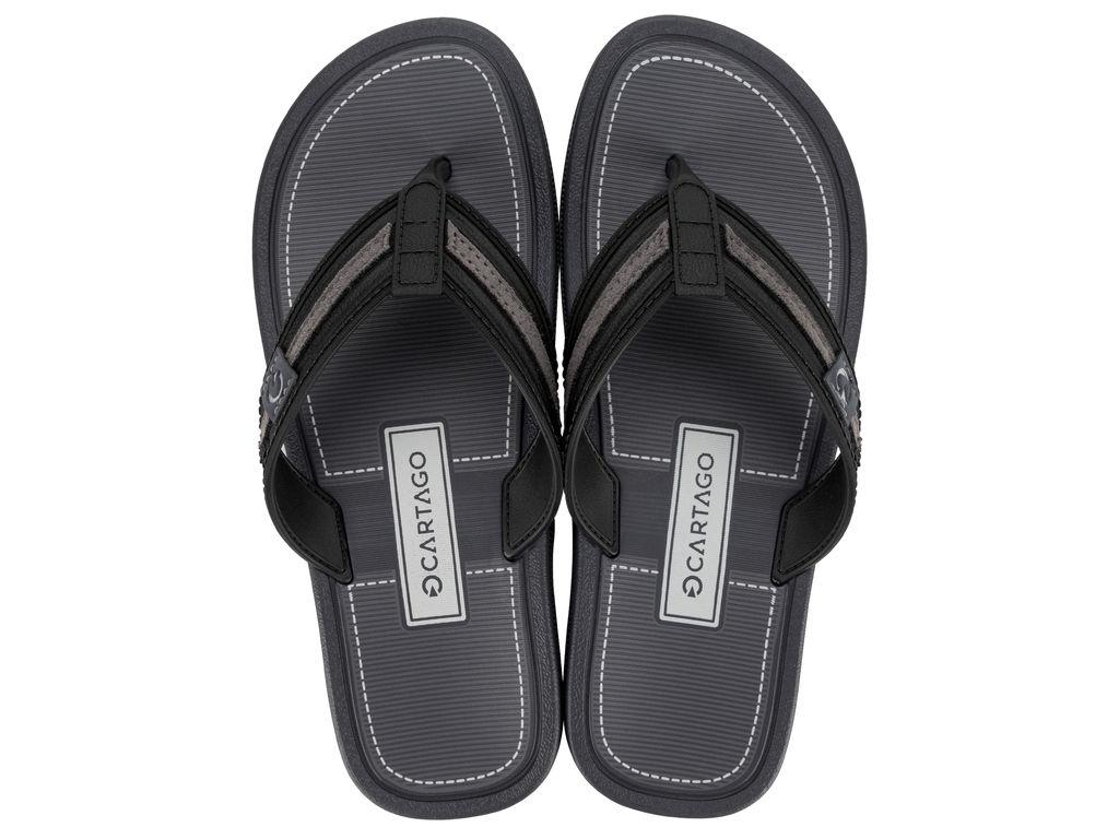 Sandalia Hombre Negro/Gris Essential Mallorca Cartago-0