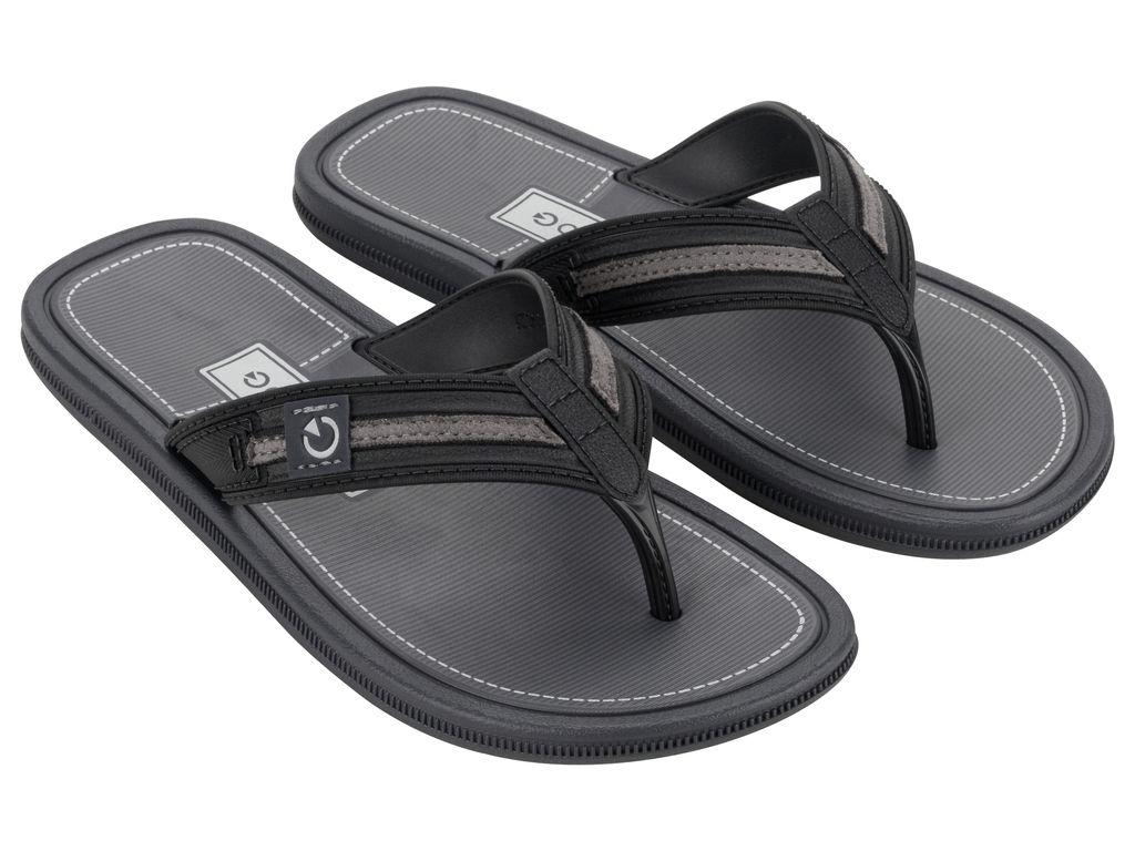 Sandalia Hombre Negro/Gris Essential Mallorca Cartago-1