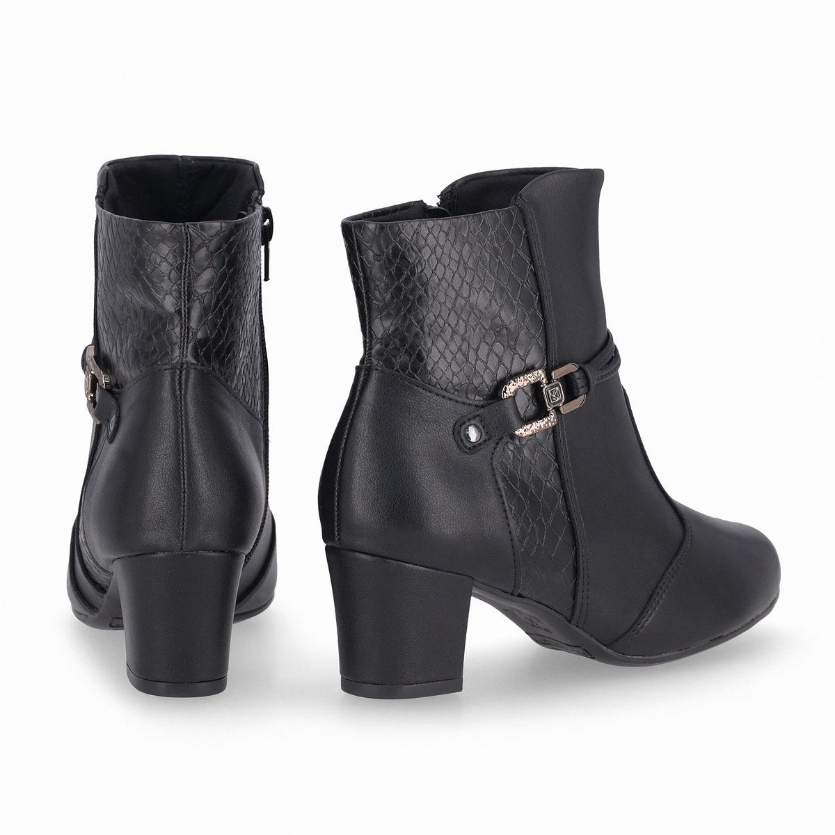 Bota Mujer Negro Laura Piccadilly-1