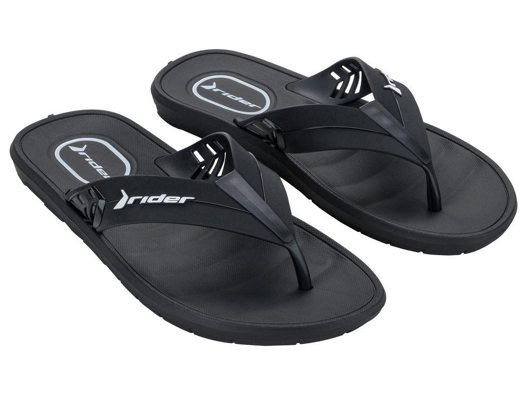 Sandalia Hombre Negro/Blanco Moving Rider-1