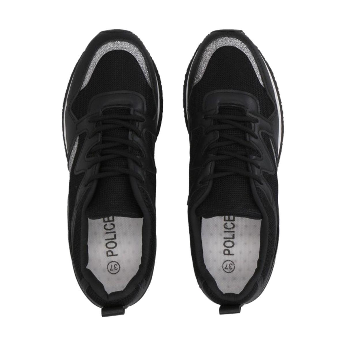 Zapatilla Mujer Negro Rock 173 Police-1