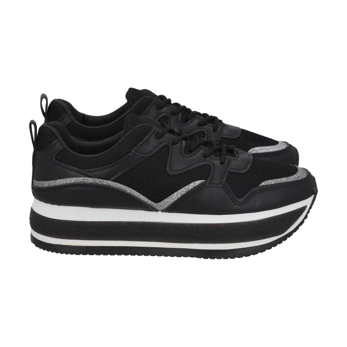 Zapatilla Mujer Negro Rock 173 Police-2