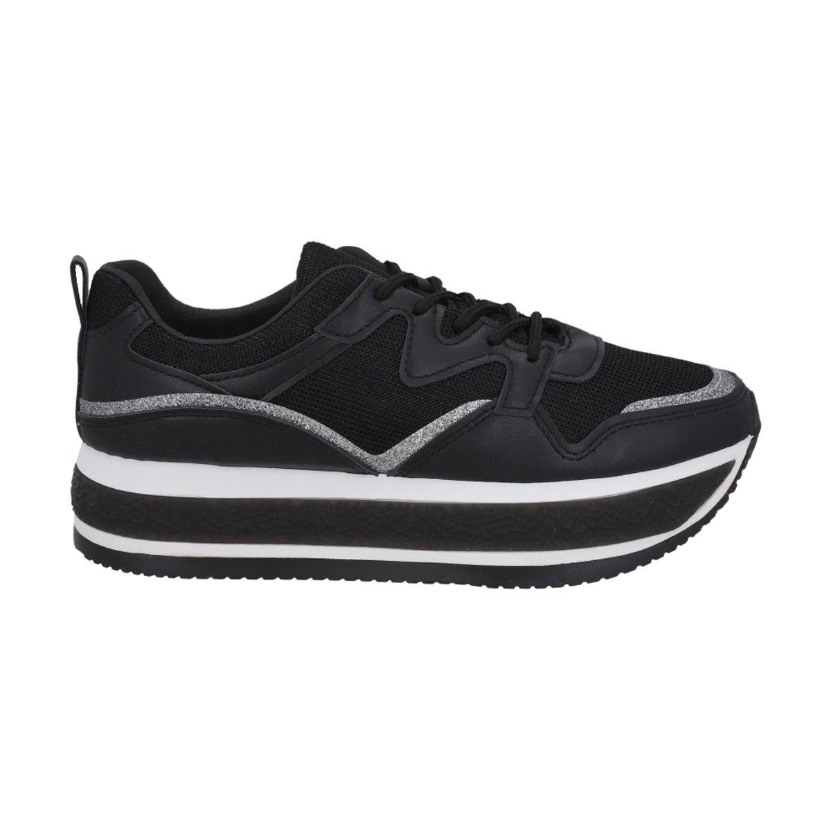 Zapatilla Mujer Negro Rock 173 Police-0