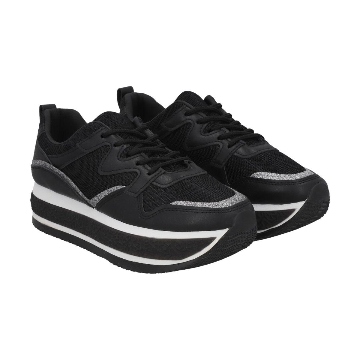 Zapatilla Mujer Negro Rock 173 Police-4