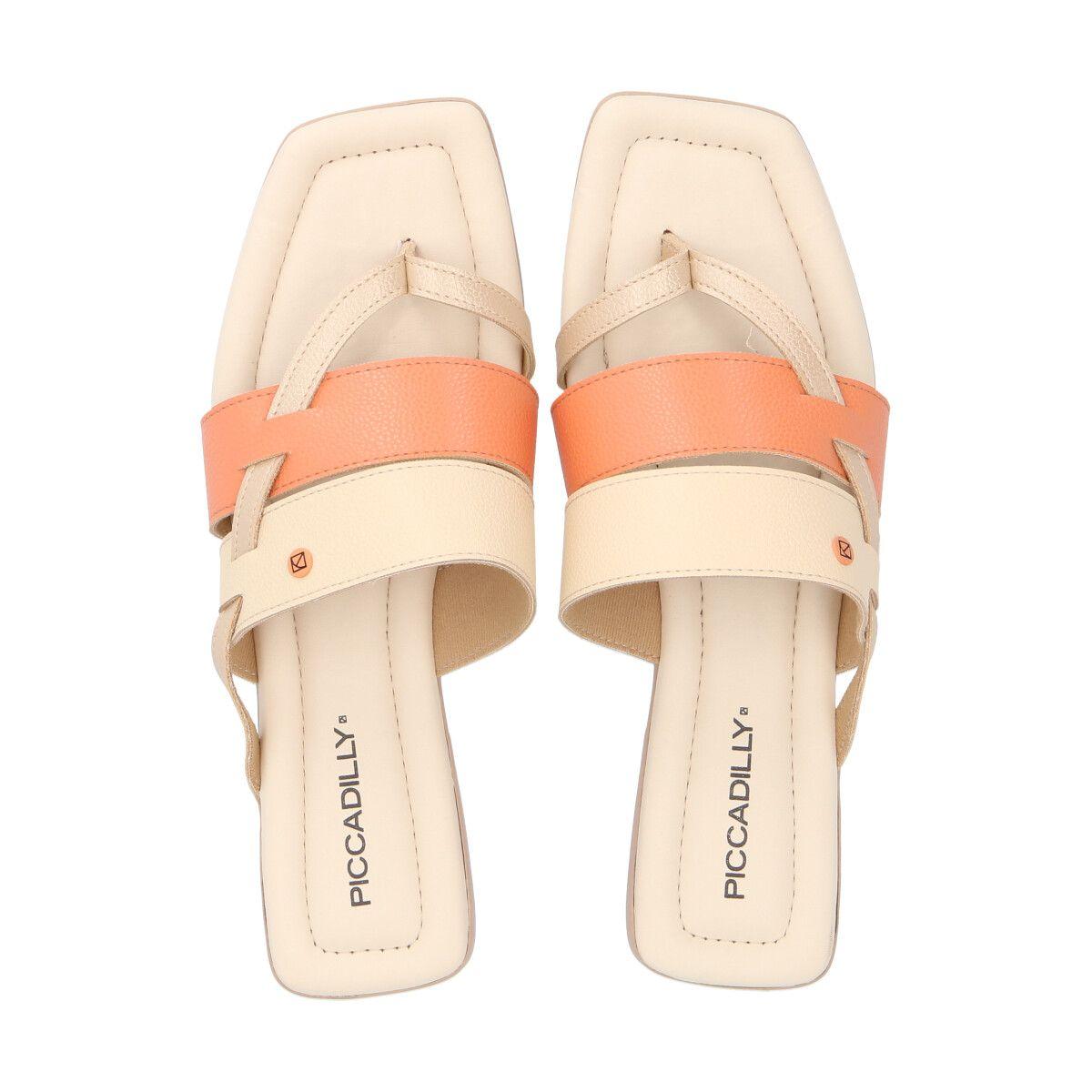 Sandalia Naranja/Nude Piccadilly-1