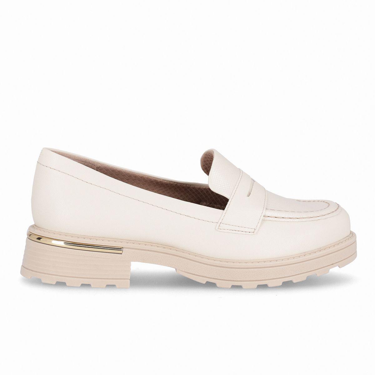 Mocasín Mujer Crema/Snake Gisa Piccadilly-0