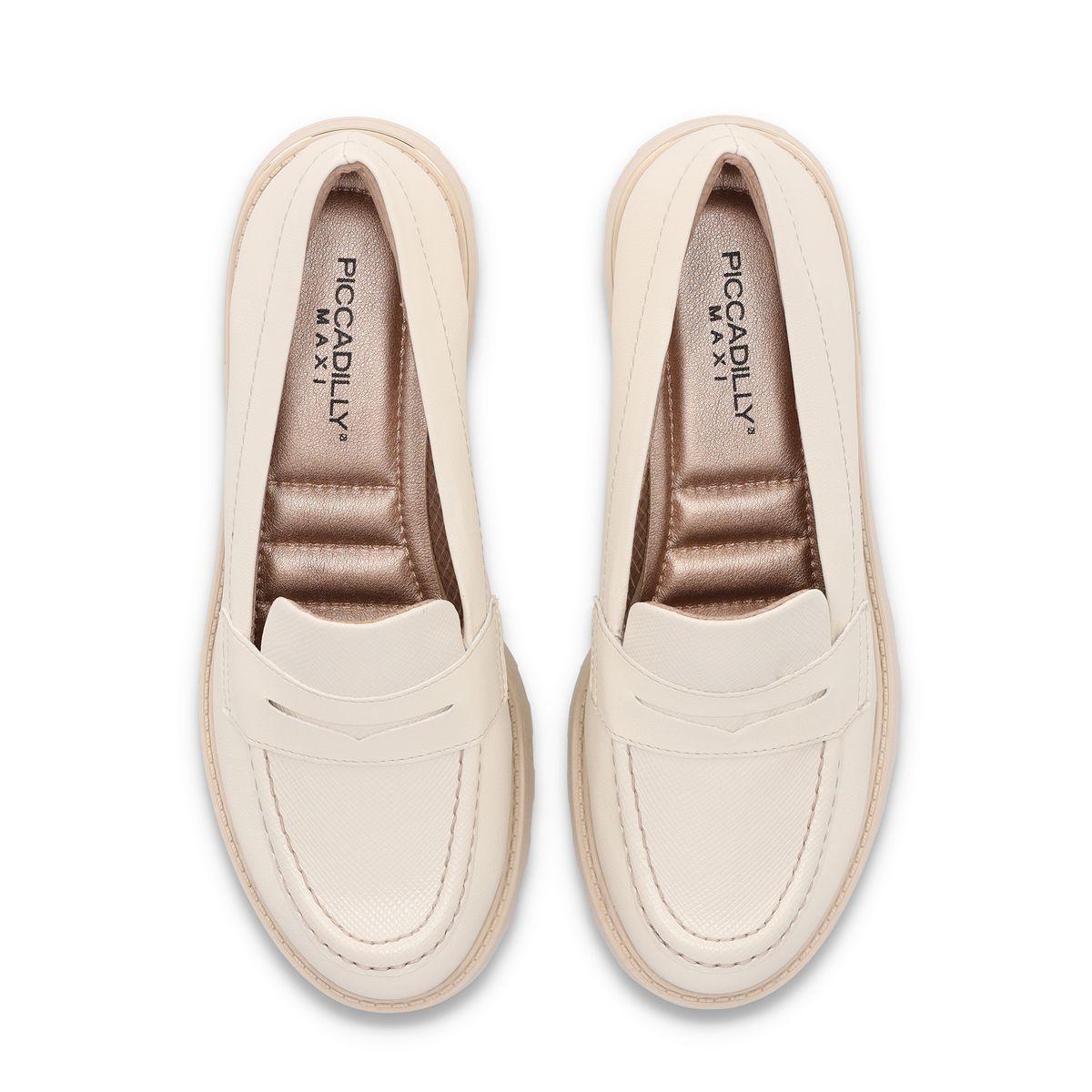Mocasín Mujer Crema/Snake Gisa Piccadilly-1