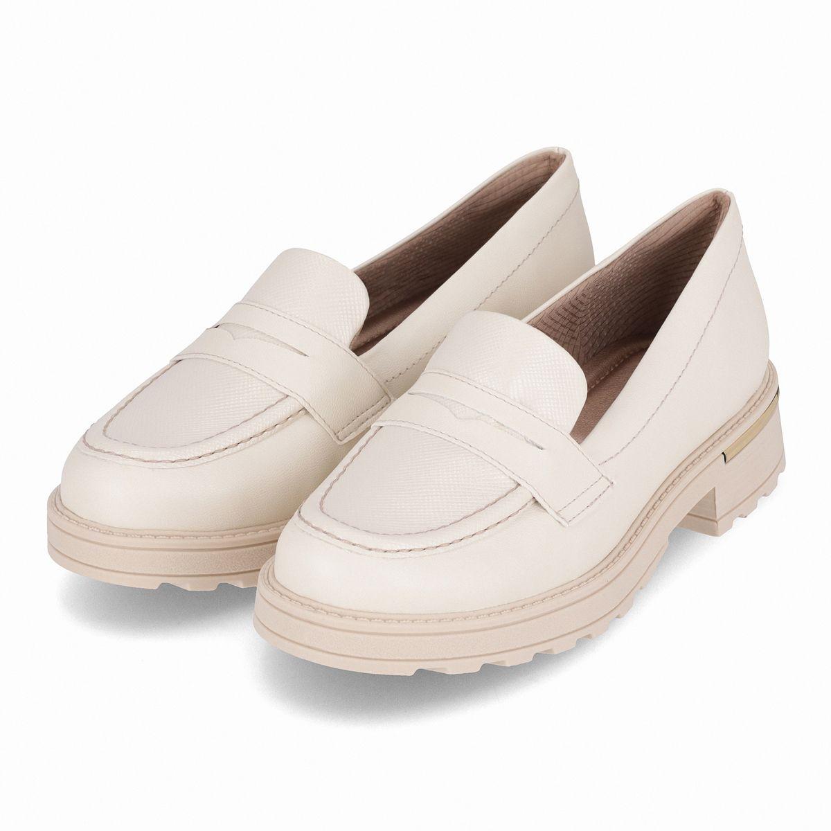 Mocasín Mujer Crema/Snake Gisa Piccadilly-2