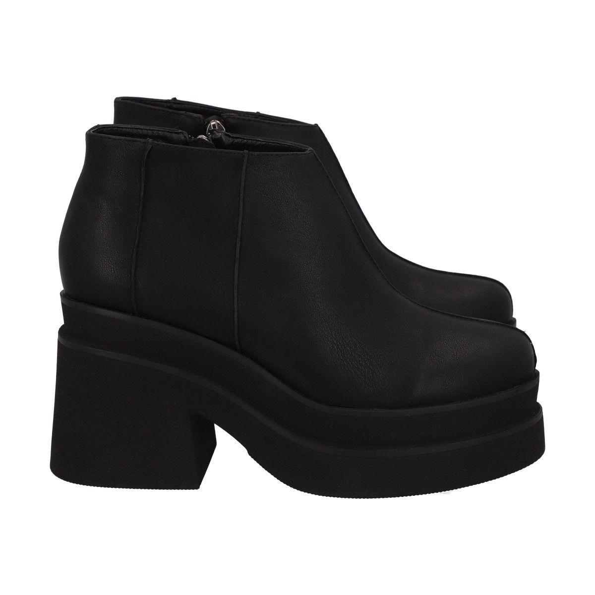 Botin Mujer Negro Zeta Police-2