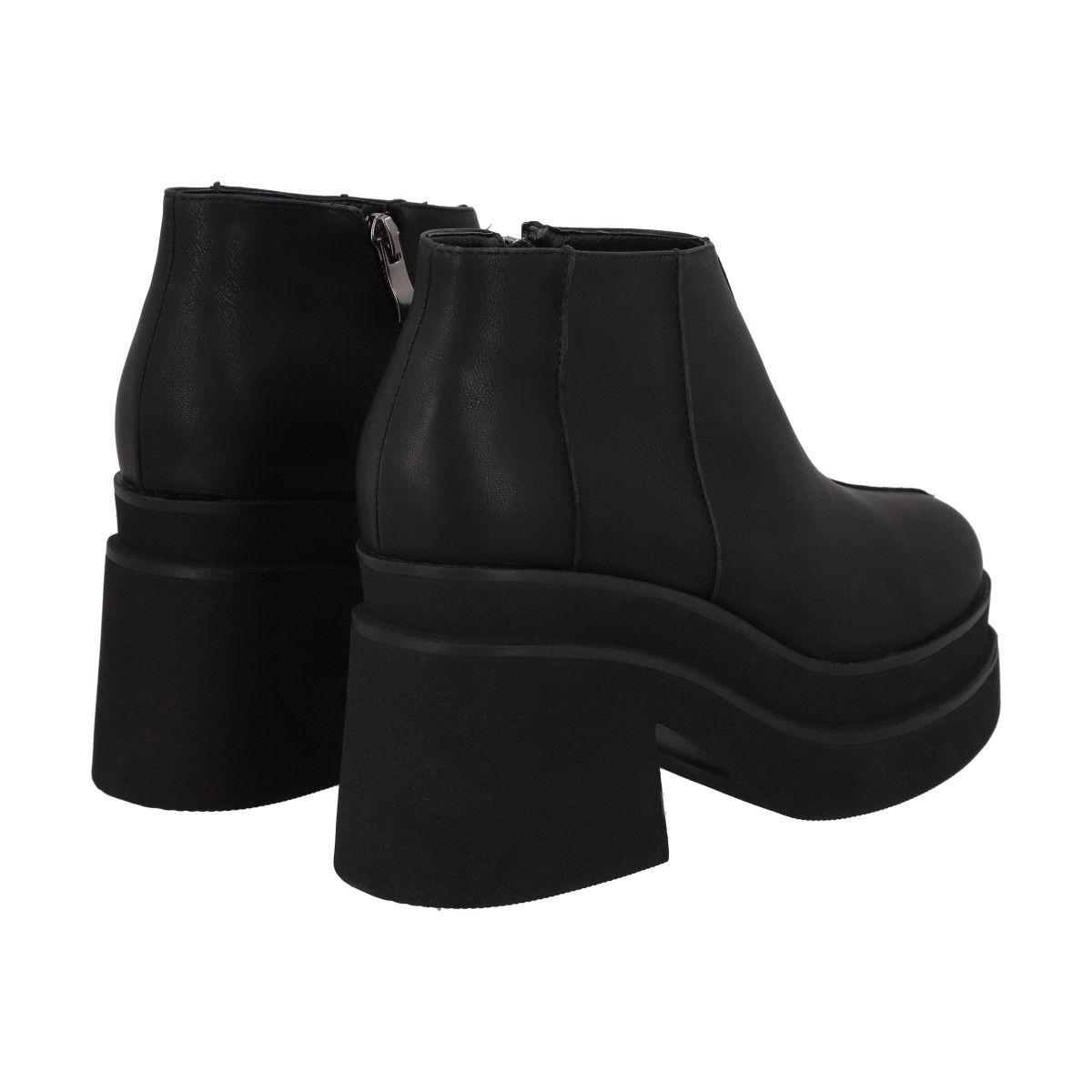 Botin Mujer Negro Zeta Police-4