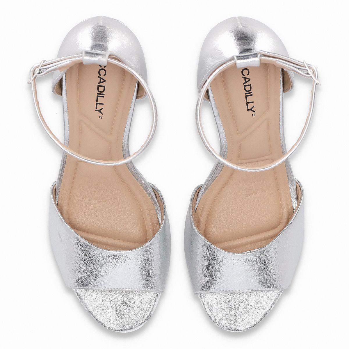 Sandalia Mujer Plateado Cristine Piccadilly-1