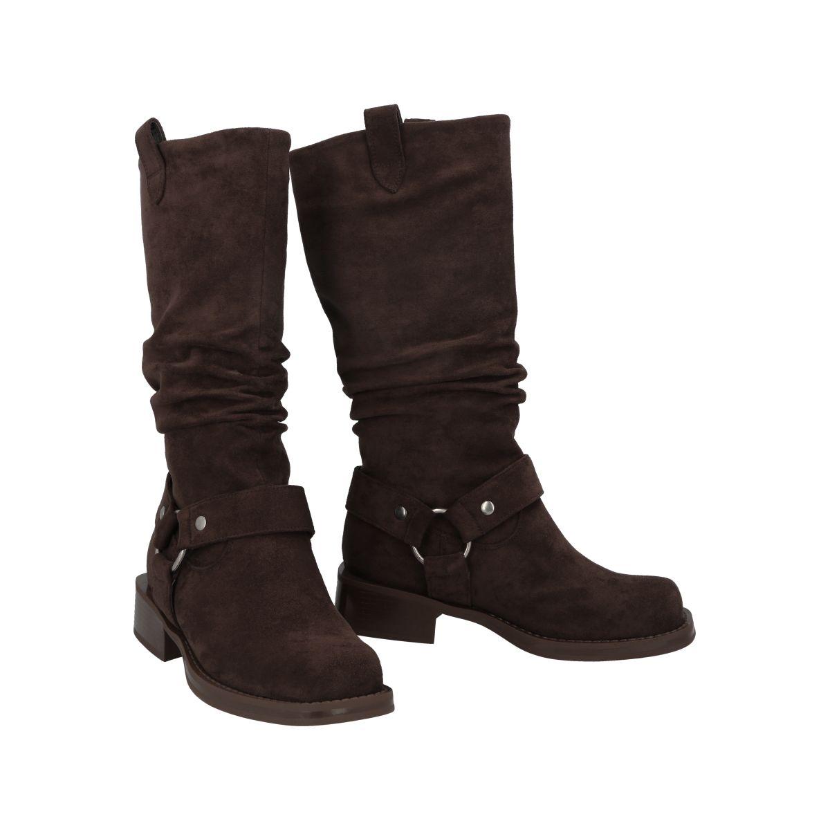 Bota Mujer Café Paula Police-2