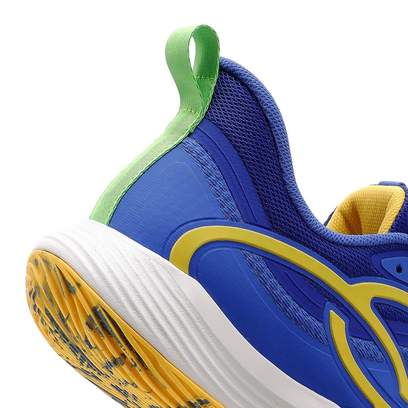 Zapatilla Voleibol Hombre Quadra BR1 Azul/Amarillo-6