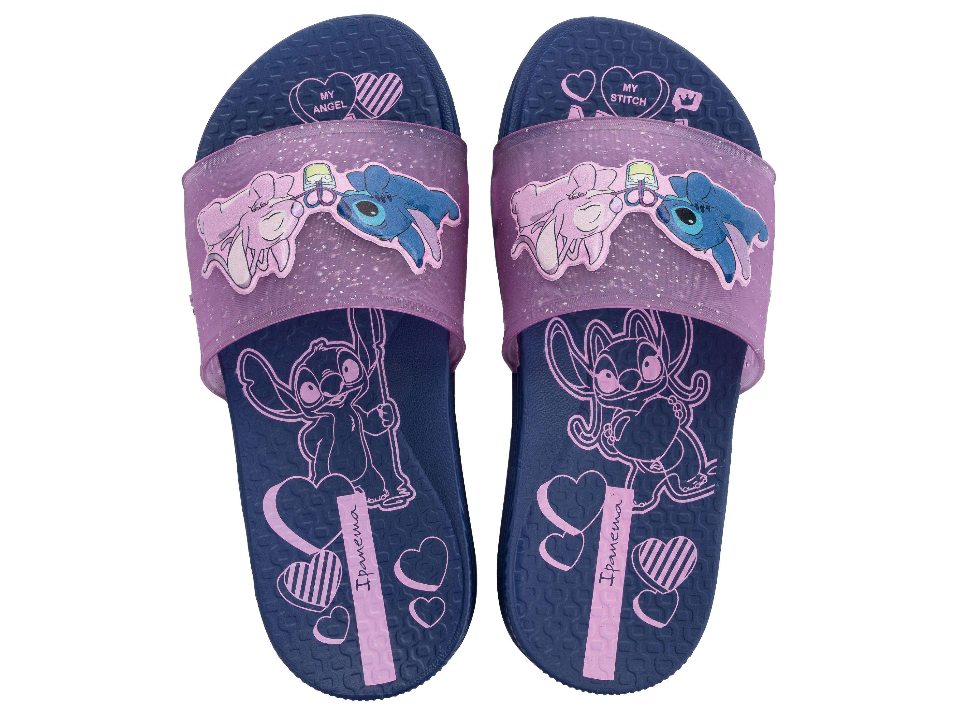 Sandalia Infantil Azul/Rosa Disney Vibe Ipanema-2