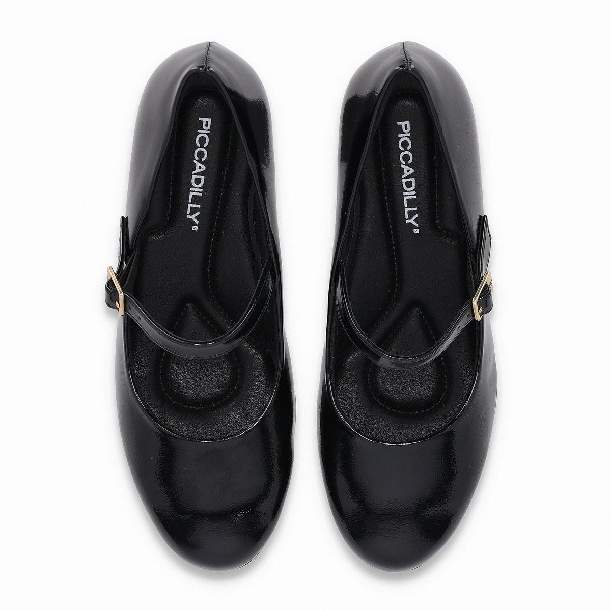 Zapato Mary Jane Mujer Negro/Charol Laura Piccadilly-1