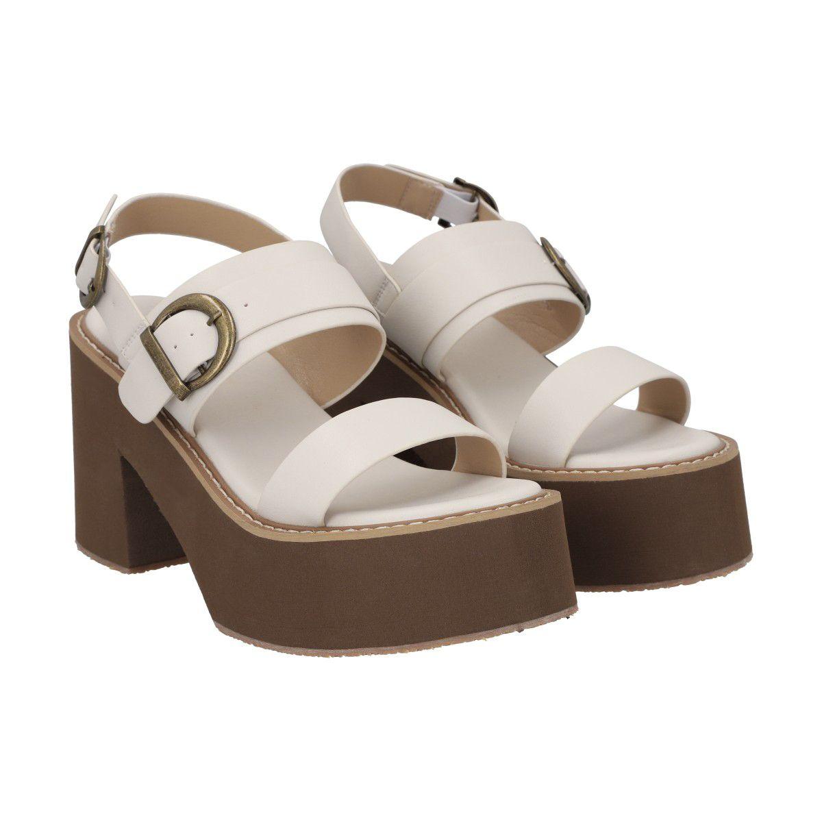 Sandalia Mujer Beige Martina Police-4