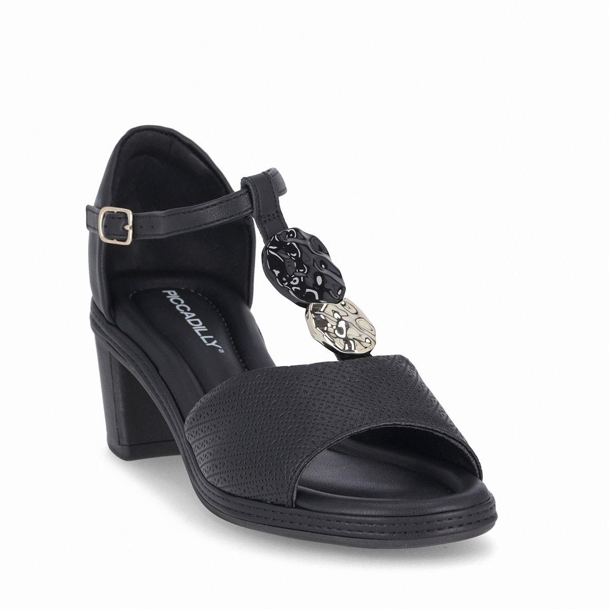 Sandalia Mujer Negro/Dorado Paola 516  Piccadilly-3