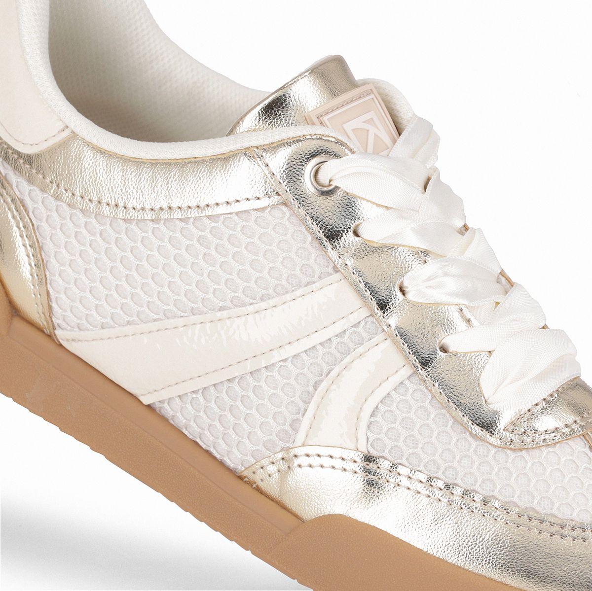 Zapatilla Mujer Dorado/Beige Caroline Piccadilly-8