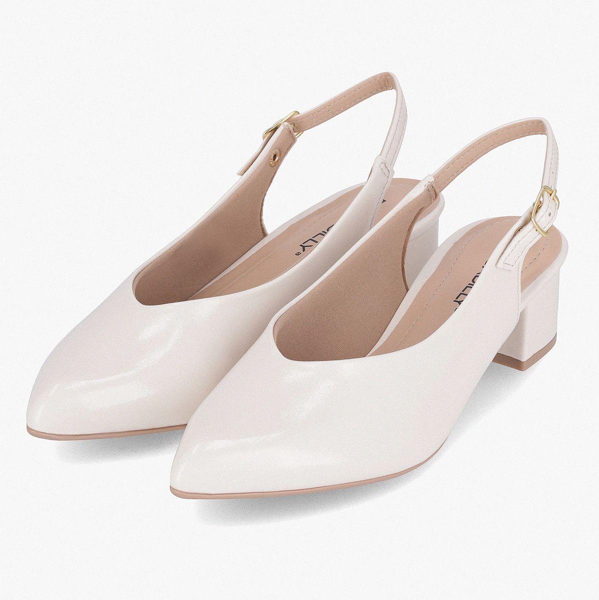 Zapato Mujer Crema/Charol Taci Piccadilly-2