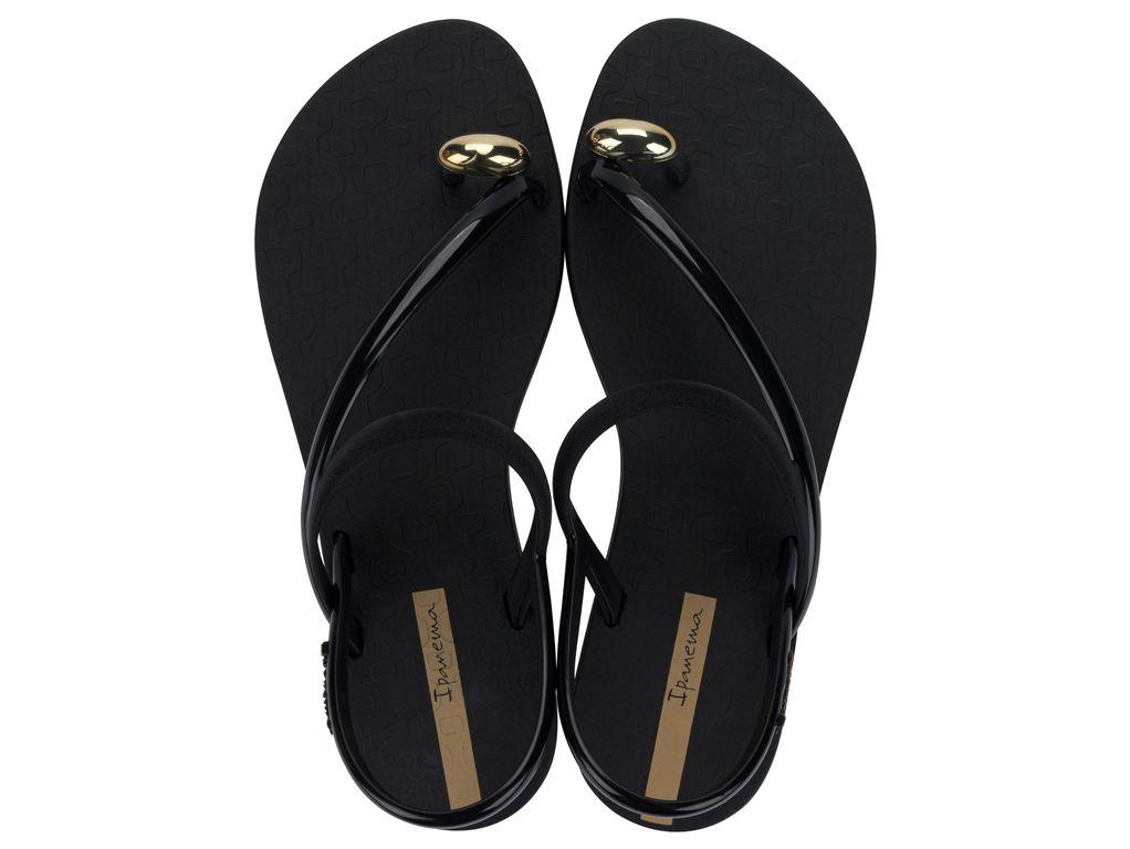 Sandalia Mujer Negro Glam Ring Ipanema-0