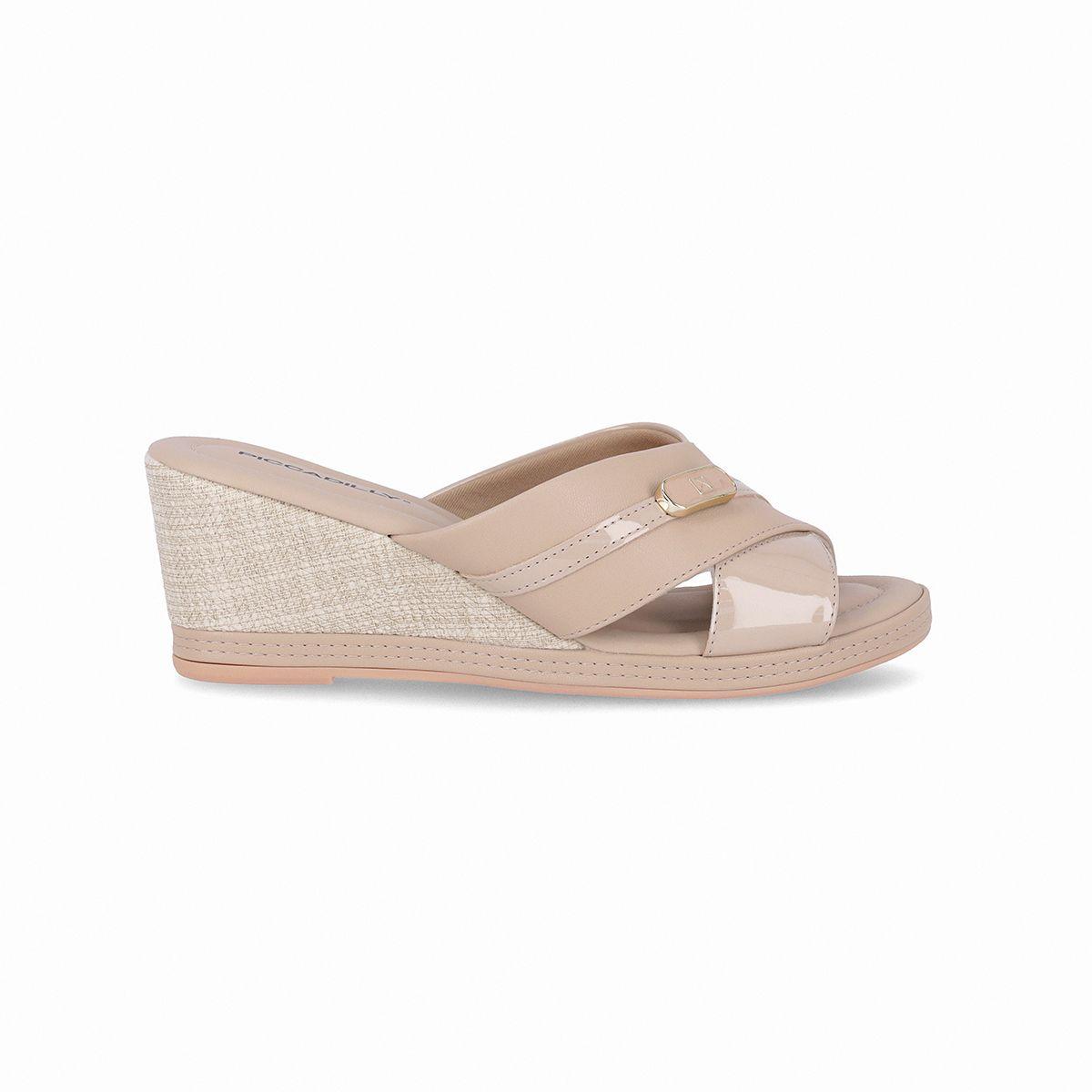 Sandalia Mujer Marfil/Dorado Alice Piccadilly-0
