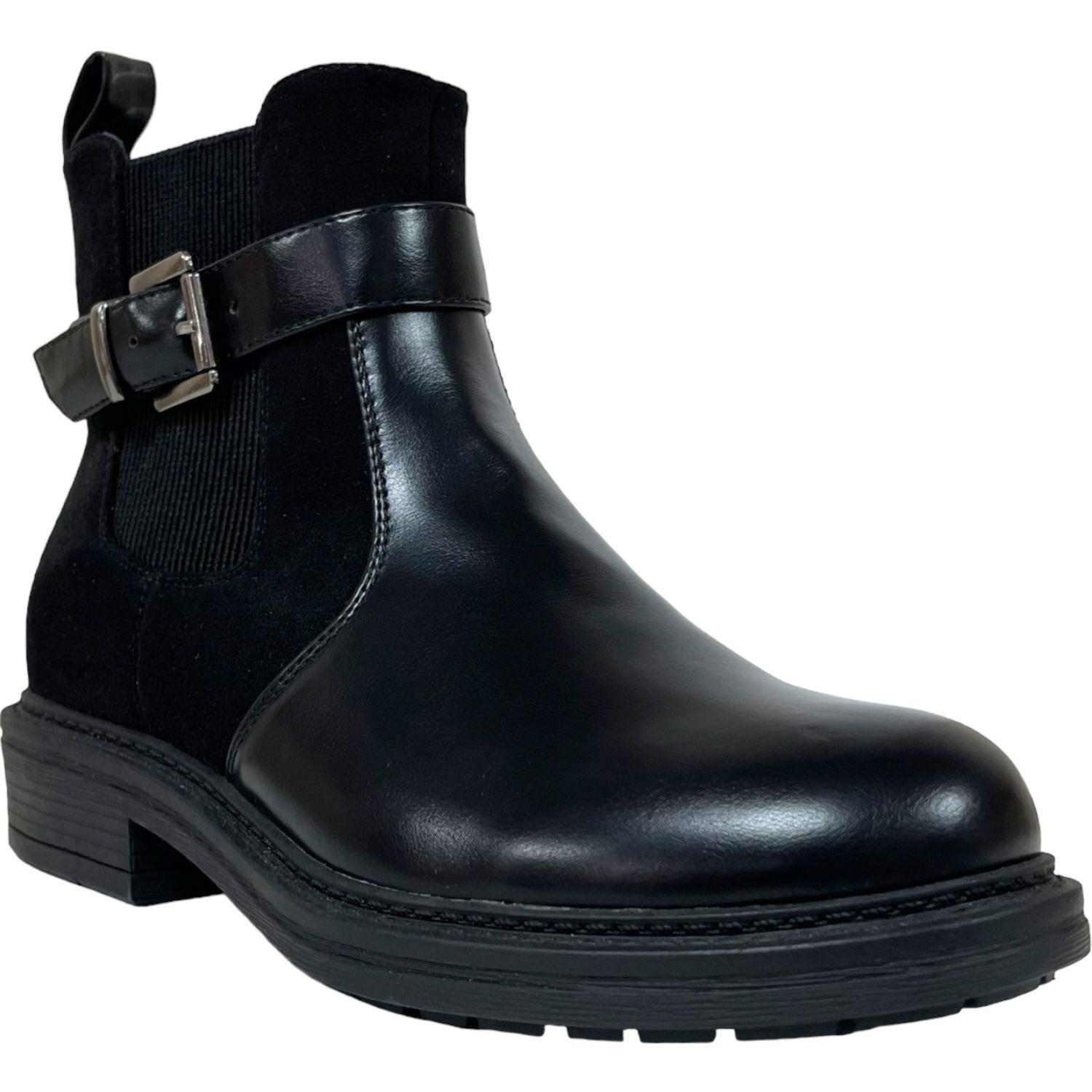 Botin Mujer Negro Santander Detogni-1