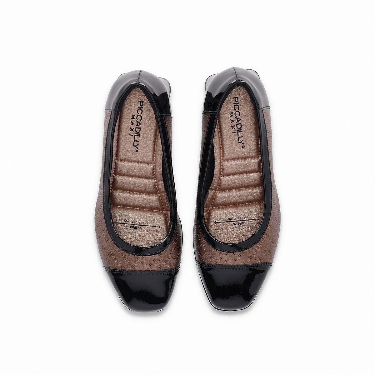 Zapato Mujer Negro/Bronce Estela Piccadilly-2