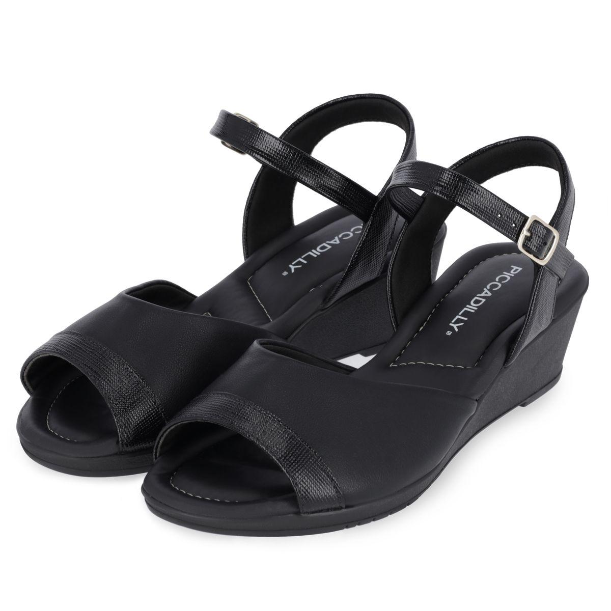 Sandalia Carla 416 Negro Piccadilly-0