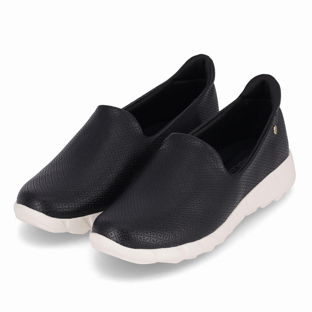 Zapatilla Mujer Negro/Crema Fabi Piccadilly-2