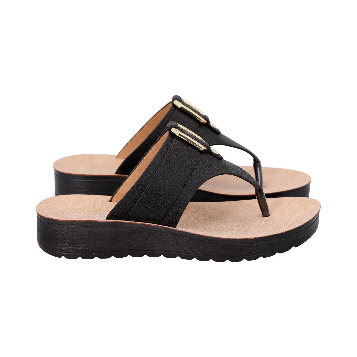 Sandalia Sole Negro Police-2