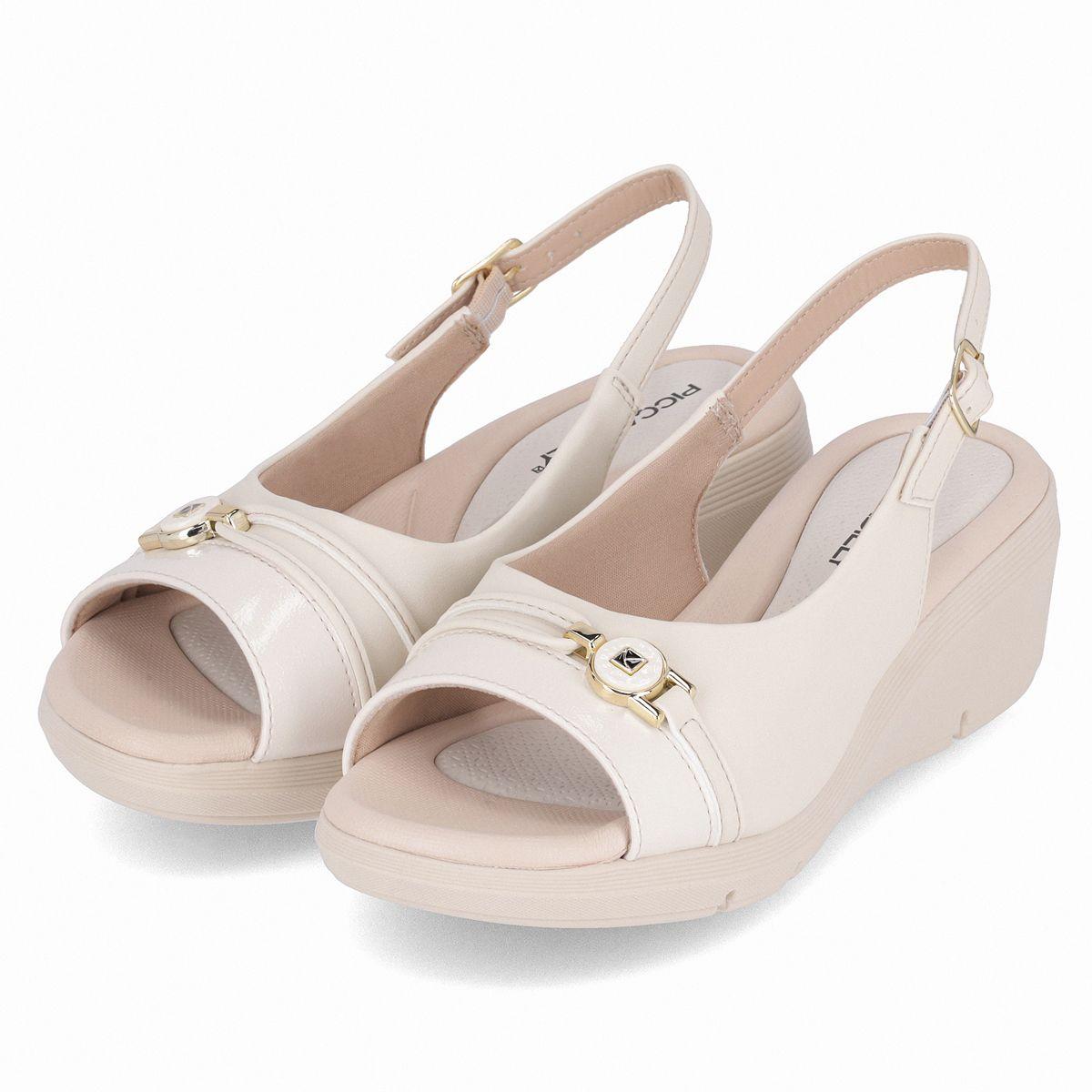 Sandalia Mujer Crema Cecilia 339 Piccadilly-2