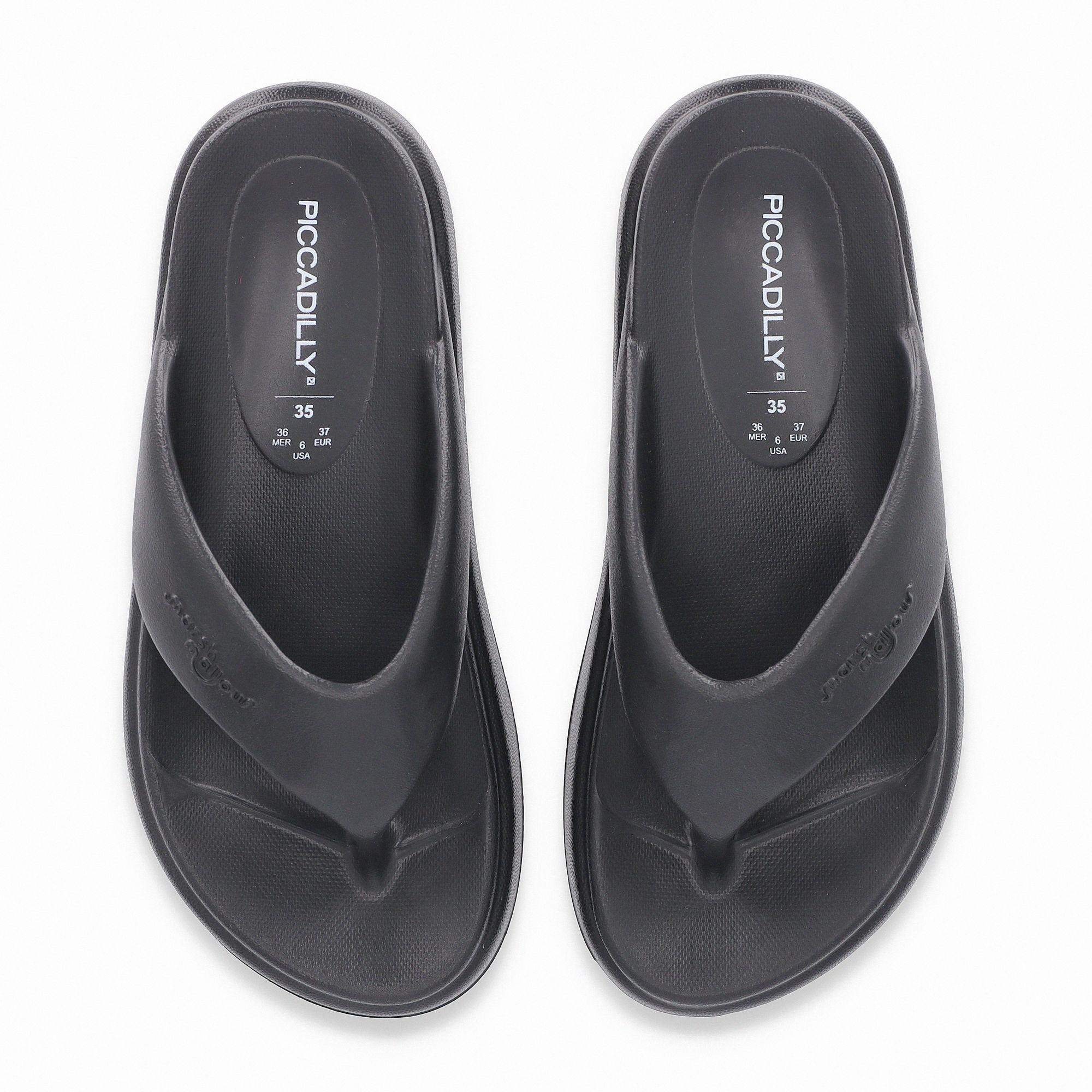 Sandalia Mujer Negro Marshmallow Plataforma Piccadilly-1