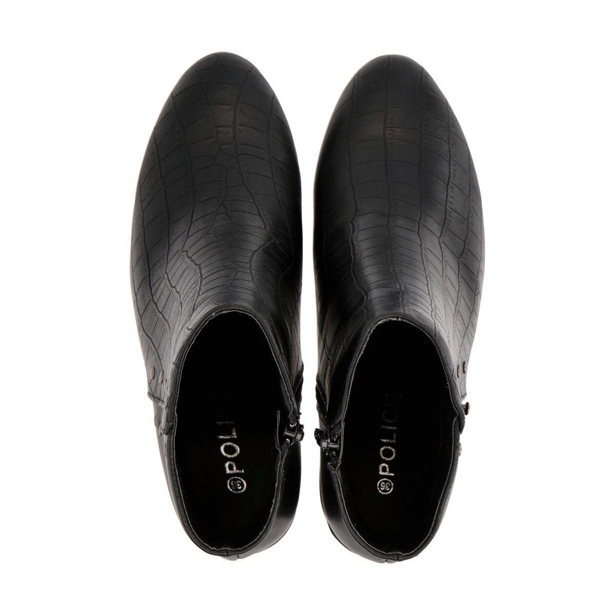 Botin Crocco Negro Police-1